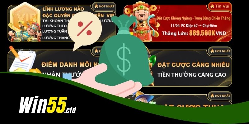 Những lưu ý khi nhận thưởng Win55 người chơi cần nắm